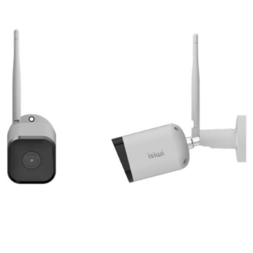 ISIWI ISW-BFES4M TELECAMERA IP WIRELESS SQUARE 4MPX BULLET FISSA PER ESTERNO IR LED AUDIO BIDIREZIONALE SD CARD IP65 STAND ALON BIANCO